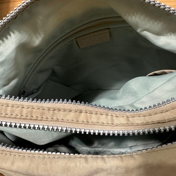 Kipling Alvar Solid Taupe Slate Grey Crossbody Bag - Picture 11 of 12